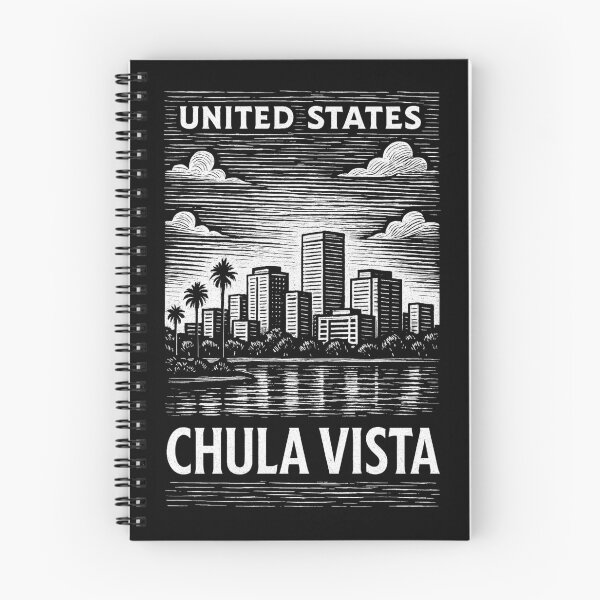 Item preview, Chula Vista USA Linocut Style  designed and sold by Thistle-TShop.