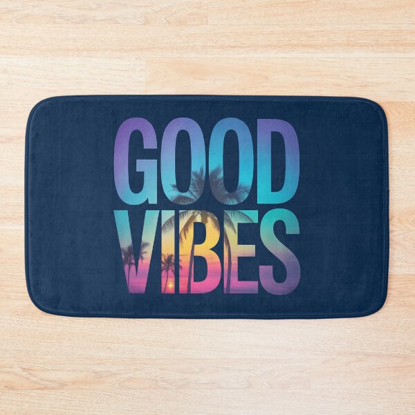 Item preview, Good Vibes Typography Design - Tropical Sunset Aesthetic Beach Style designed and sold by KymeraStudio25.