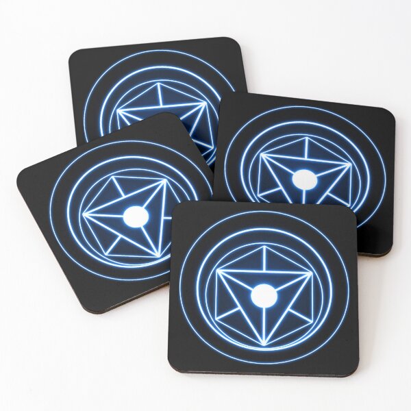 Item preview, Crop circle neon blue designed and sold by MessageToEarth.