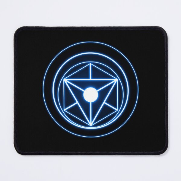 Item preview, Crop circle neon blue designed and sold by MessageToEarth.