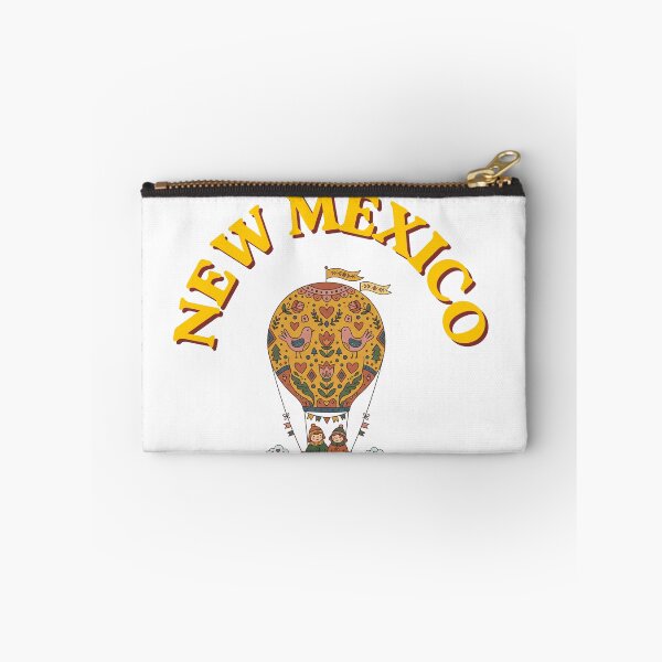 Item preview, New Mexico Hot Air Balloon - Vintage Folk Art Illustration designed and sold by PeerMstudio.