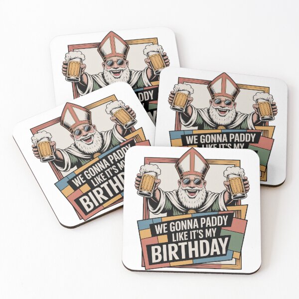 Item preview, Cubist Saint Patrick Party with Beer Mugs designed and sold by Bloomkept.