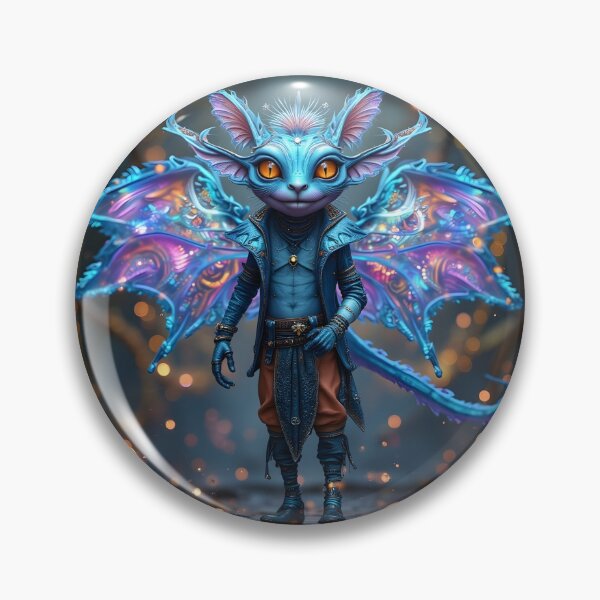 Item preview, Azurius Ignifis: A Glimpse Through the Veil of Worlds designed and sold by KunstGeist.