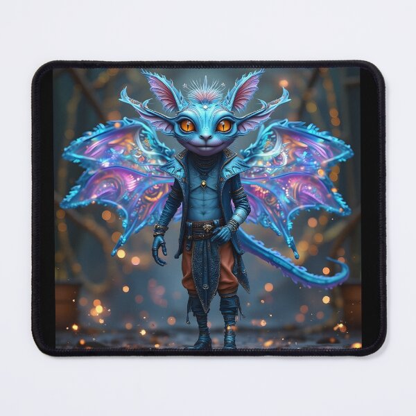 Item preview, Azurius Ignifis: A Glimpse Through the Veil of Worlds designed and sold by KunstGeist.