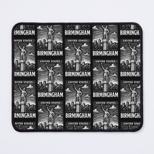 Item preview, Birmingham USA Linocut Style designed and sold by Thistle-TShop.