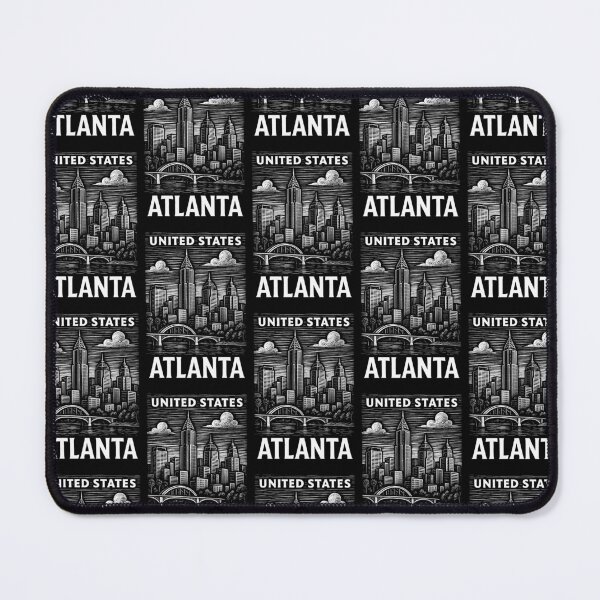 Item preview, Atlanta USA Linocut Style designed and sold by Thistle-TShop.