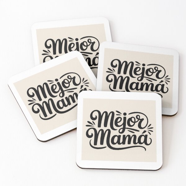 Item preview, Mejor Mamá La mejor mamá Beige Feliz Minimalista Mamá Tipografía Elegante Corazón Estética Madre Español beige designed and sold by VISO-art.