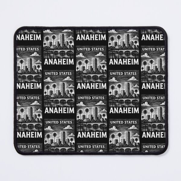 Item preview, Anaheim USA Linocut Style designed and sold by Thistle-TShop.