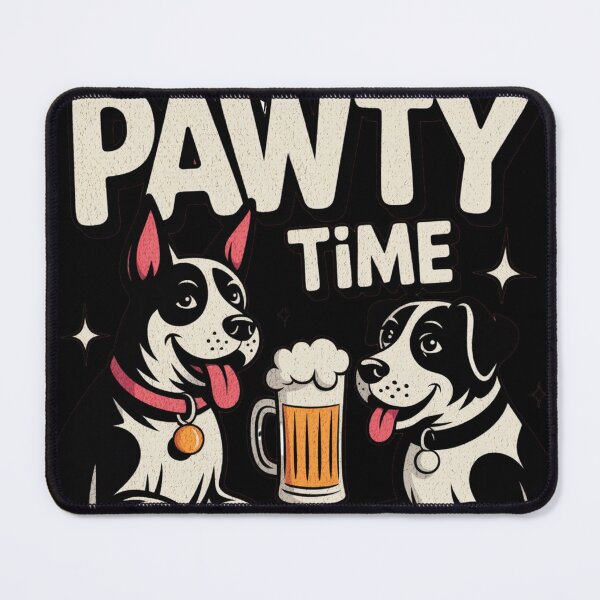 Item preview, Pawty Time Funny Dog Beer T-Shirt | Cute Drinking Dogs Party Design designed and sold by Negisandeep studio.