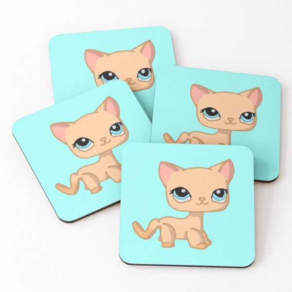 Item preview, littlest pet shop cartoon orange kitty designed and sold by trinketgal.