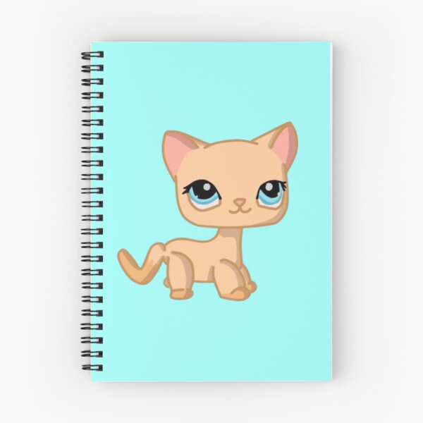 Item preview, littlest pet shop cartoon orange kitty designed and sold by trinketgal.