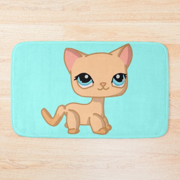 Item preview, littlest pet shop cartoon orange kitty designed and sold by trinketgal.