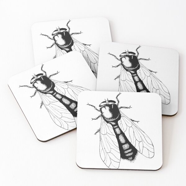 Item preview, The Fly (white) designed and sold by NutsandFoltz.