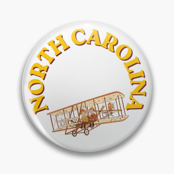 Item preview, North Carolina First in Flight - Vintage Folk Art Aviation designed and sold by PeerMstudio.