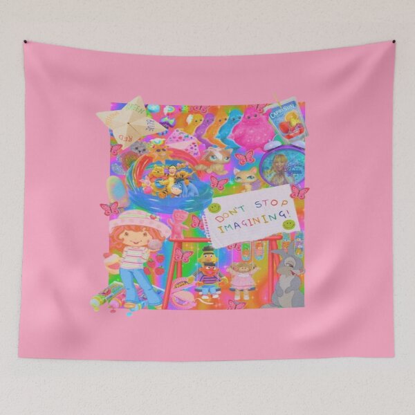 Item preview, y2k childhood nostalgia collage designed and sold by trinketgal.