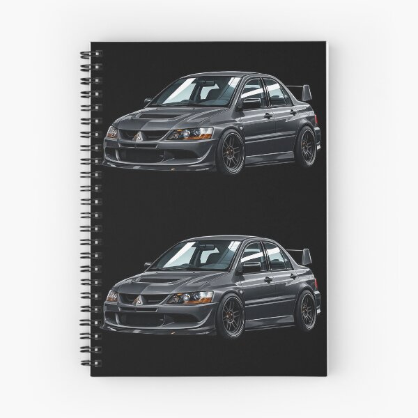 Item preview, GRAPHITE GRAY EVO 8 ILLUSTRATION designed and sold by TheMitsuGuy.