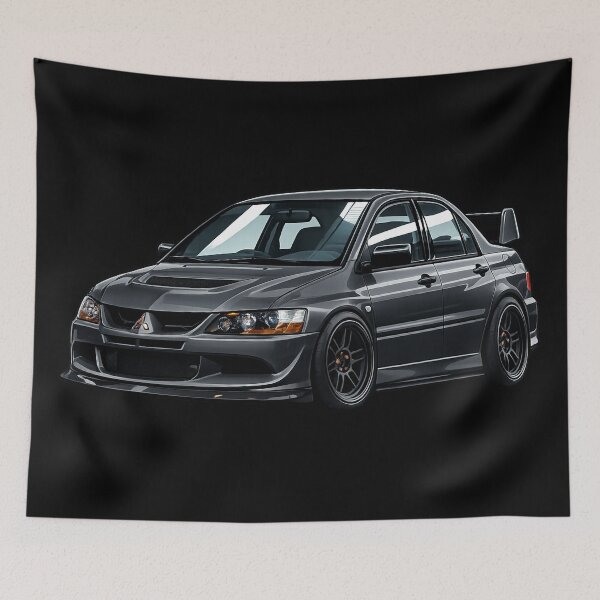 Item preview, GRAPHITE GRAY EVO 8 ILLUSTRATION designed and sold by TheMitsuGuy.