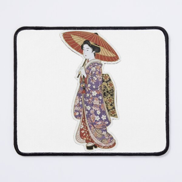 Item preview, Vintage Kimono Lady - Classic Ukiyo-e Style designed and sold by Kokeshidreams.