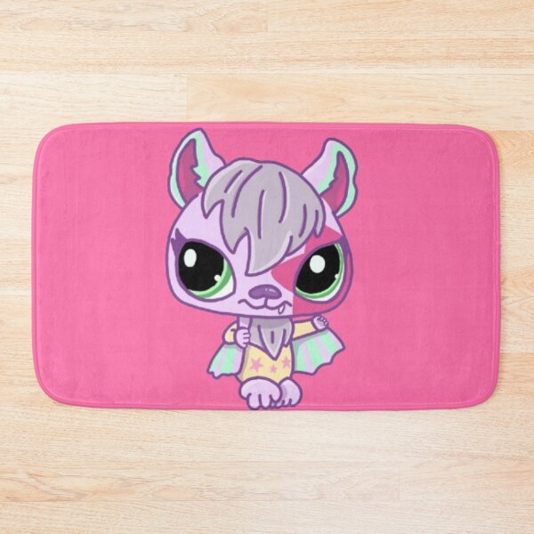 Item preview, littlest pet shop cartoon pastel bat designed and sold by trinketgal.