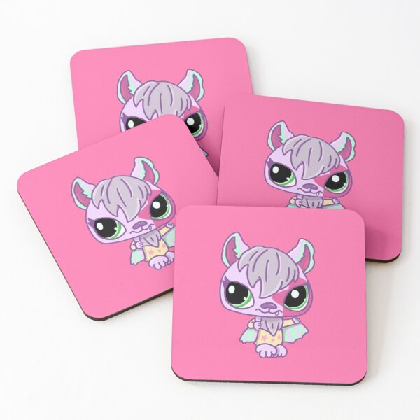 Item preview, littlest pet shop cartoon pastel bat designed and sold by trinketgal.