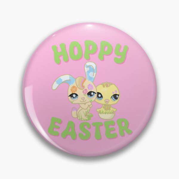 Item preview, littlest pet shop hoppy easter bunny and chick designed and sold by trinketgal.