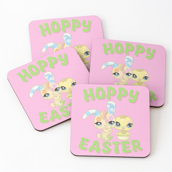 Item preview, littlest pet shop hoppy easter bunny and chick designed and sold by trinketgal.