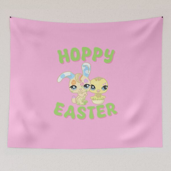 Item preview, littlest pet shop hoppy easter bunny and chick designed and sold by trinketgal.