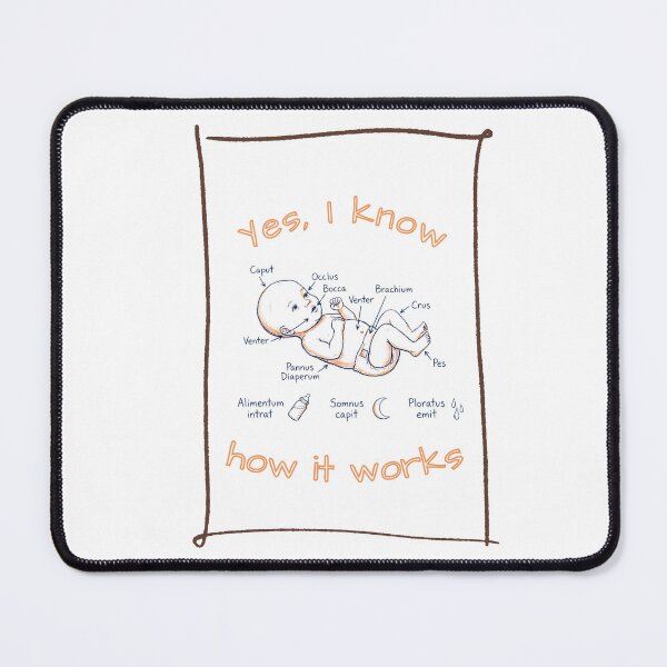 Item preview, "Yes, I Know How It Works" - Baby Diagram designed and sold by LittleKnight.
