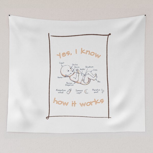 Item preview, "Yes, I Know How It Works" - Baby Diagram designed and sold by LittleKnight.