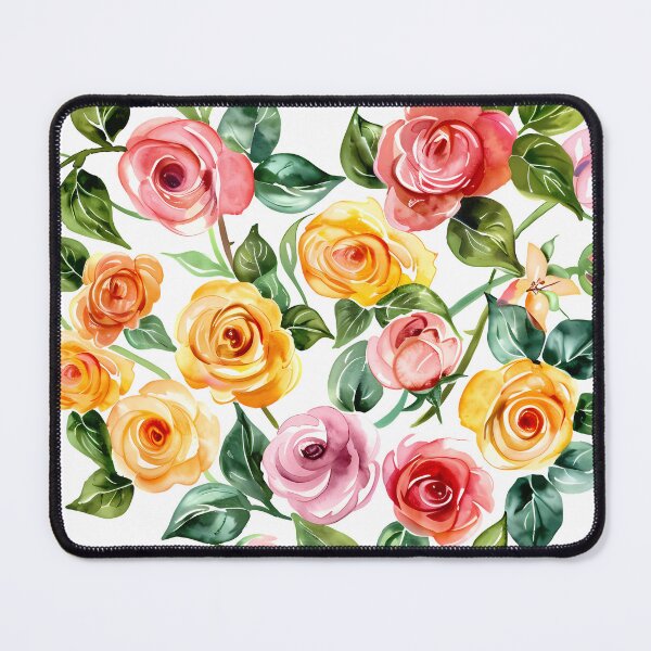 Item preview, Heart Shaped Rose Bouquet - Multi-Color Romantic Floral Art Print designed and sold by DesignArtist.ia.