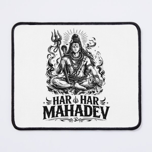 Item preview, Har Har Mahadev Shiva Meditation Spiritual Art Design designed and sold by PatrioInk.
