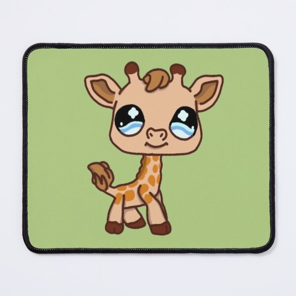 Item preview, littlest pet shop cartoon giraffe designed and sold by trinketgal.