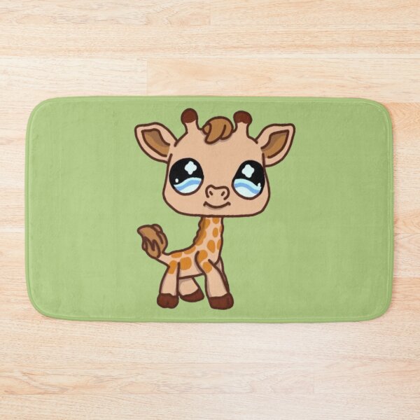 Item preview, littlest pet shop cartoon giraffe designed and sold by trinketgal.