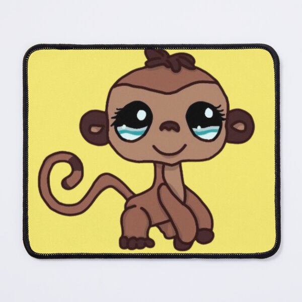 Item preview, littlest pet shop cartoon monkey designed and sold by trinketgal.