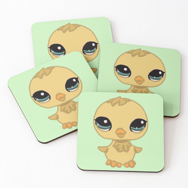 Item preview, littlest pet shop cartoon chick designed and sold by trinketgal.
