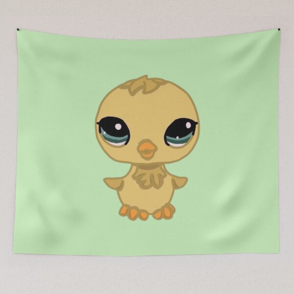 Item preview, littlest pet shop cartoon chick designed and sold by trinketgal.