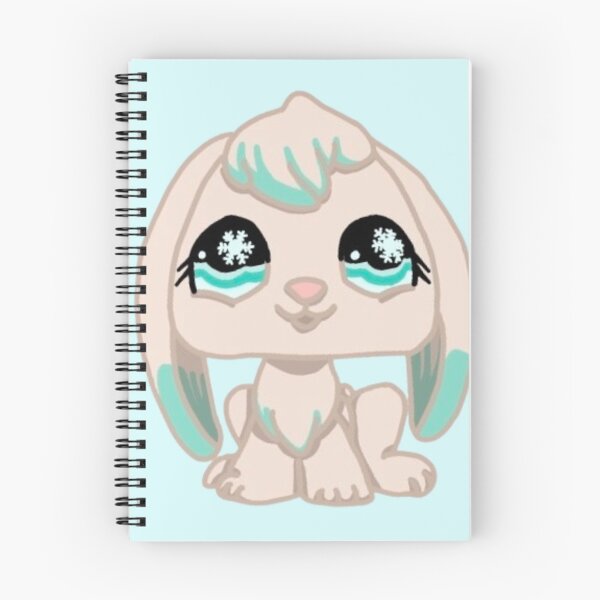 Item preview, littlest pet shop cartoon winter bunny designed and sold by trinketgal.