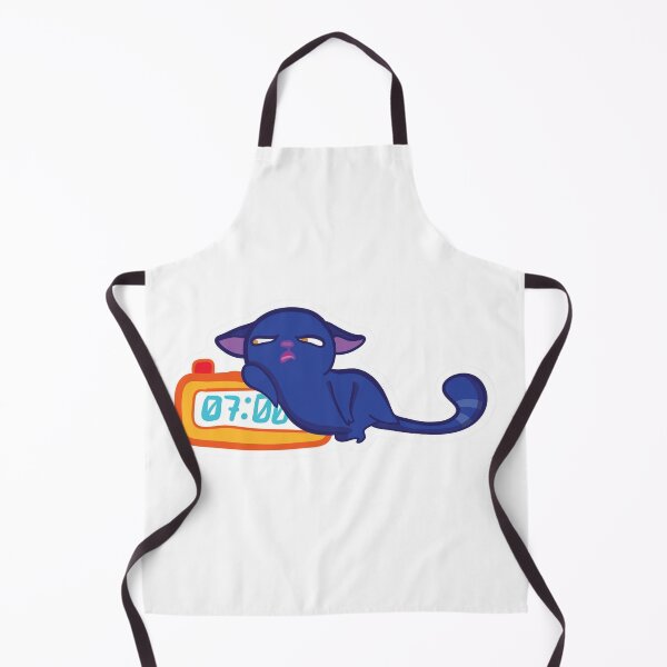 Item preview, Sleepy Cat Alarm Clock Design – Too Early For This – Funny Animal Meme designed and sold by ZYNORAworld.