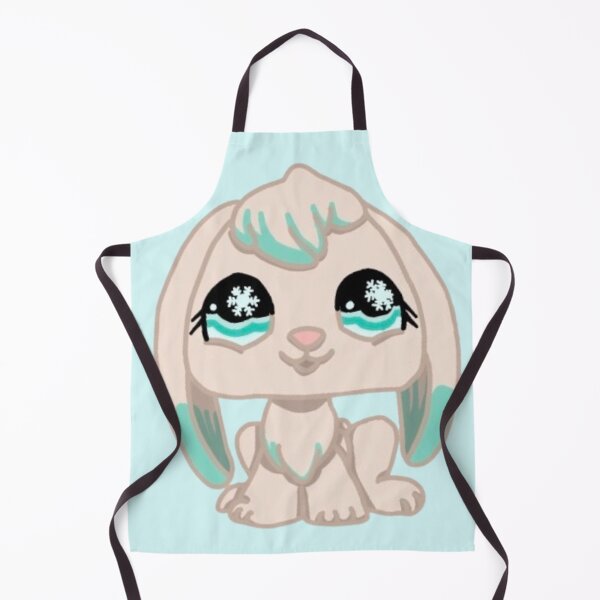 Item preview, littlest pet shop cartoon winter bunny designed and sold by trinketgal.