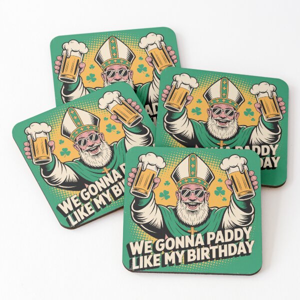 Item preview, Vintage Pop Art Saint Patrick Beer Toast designed and sold by Bloomkept.