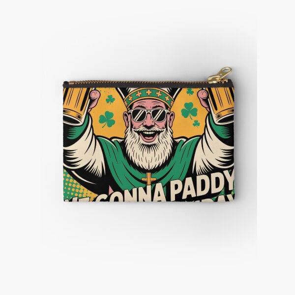 Aperçu de l'œuvre Toast à la bière Saint Patrick style pop art vintage créée et vendue par Bloomkept.
