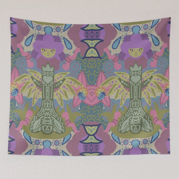 Item preview, nature flower totem designed and sold by trinketgal.