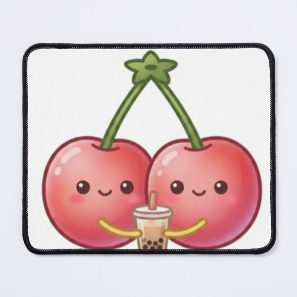 Item preview, Cherry Boba Kawaii Sticker – Cute Minimal Bubble Tea Aesthetic designed and sold by Dakochaaan.