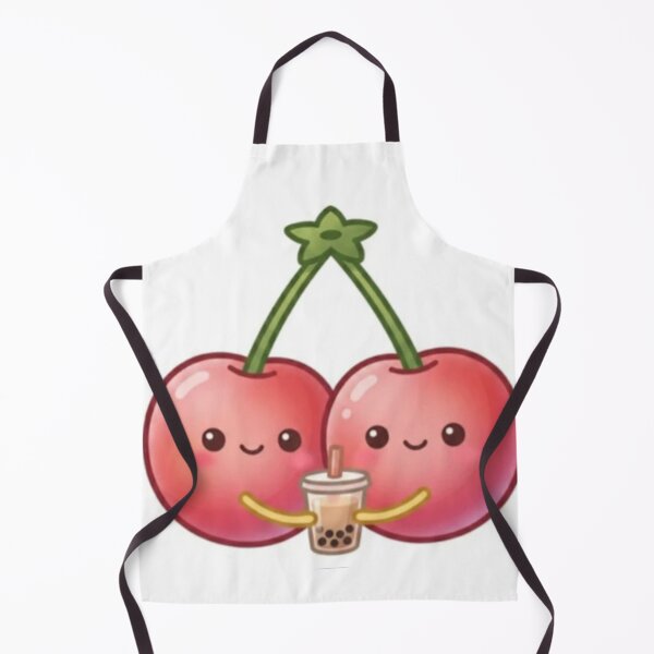 Item preview, Cherry Boba Kawaii Sticker – Cute Minimal Bubble Tea Aesthetic designed and sold by Dakochaaan.