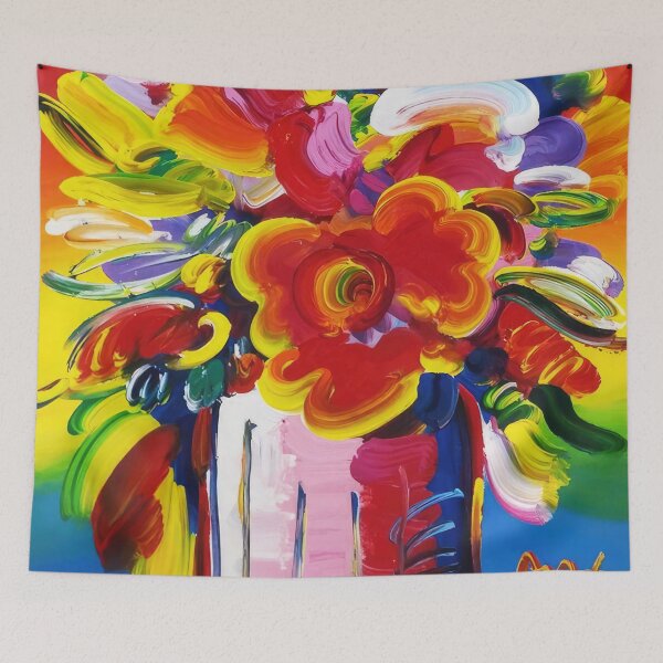 Item preview, peter max (37) - Peter Max Style Psychedelic Pop Art — Bold Colors Cosmic Retro 60s Print designed and sold by KirstenShShop.