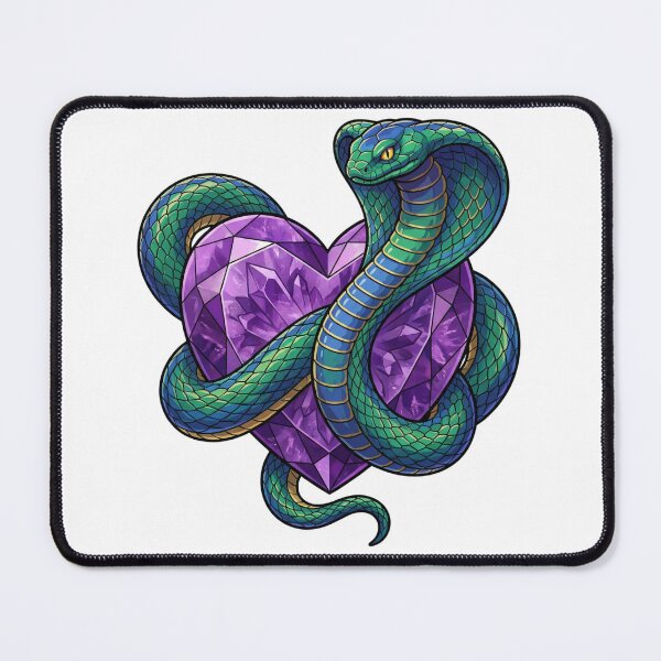 Item preview, serpente, coração, esmeralda designed and sold by Edu-Mendonca.