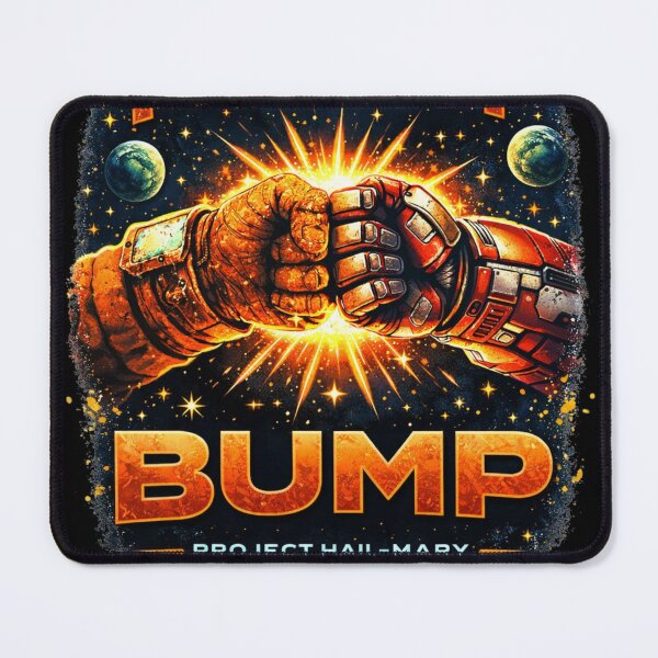 Item preview, Project Hail Mary Fist My Bump Rocky The Alien Poster designed and sold by Tbinl.