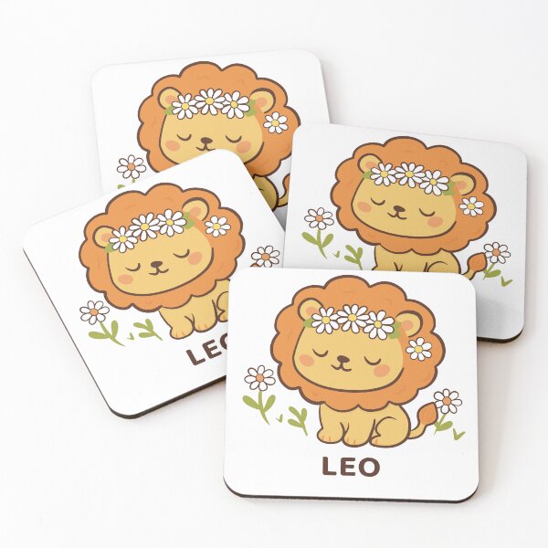 Item preview, Cute Leo Zodiac Lion illustration designed and sold by MJ ART.