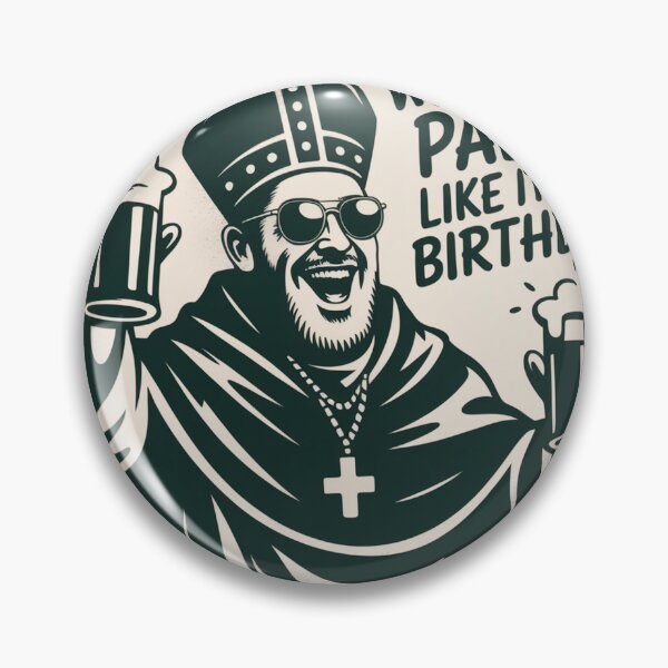 Item preview, Vintage Saint Patrick Stencil Art Beer Toast designed and sold by Bloomkept.