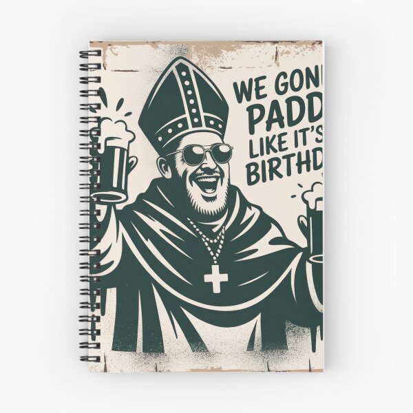 Item preview, Vintage Saint Patrick Stencil Art Beer Toast designed and sold by Bloomkept.